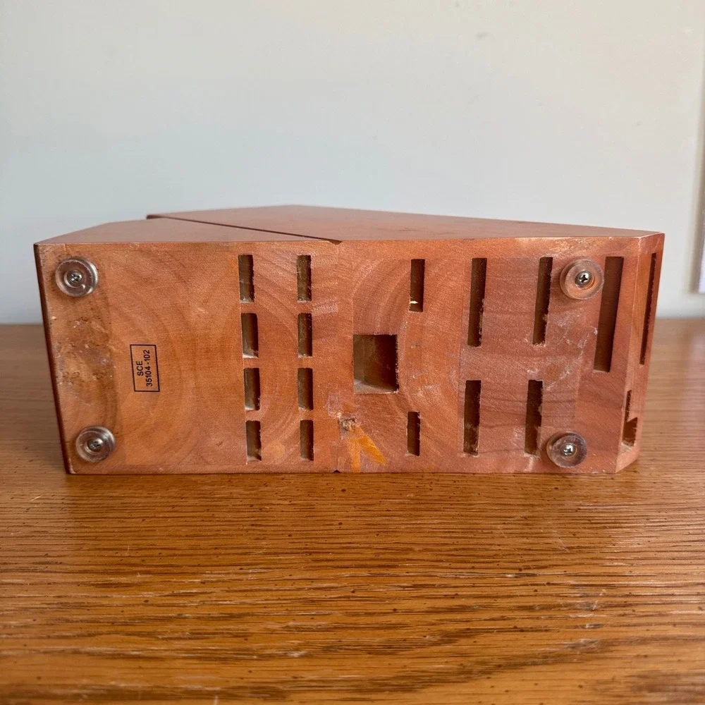 J.A. Henckels International 18 Slot‎ Wood Knife Block Holder 35104-102